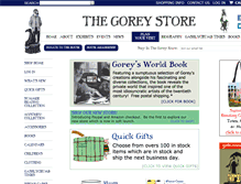 Tablet Screenshot of goreystore.com